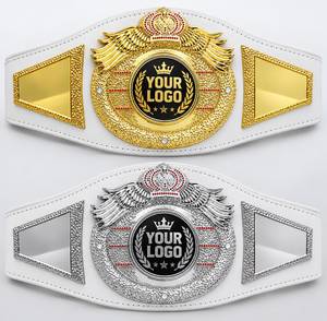 Cinturón de cuero personalizado para boxeo, cinturones de campeonato de MMA, cinturón de campeón personalizado, cinturón de campeón de artes marciales de cuero. - Product Image 1