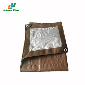 Best Selling K-<b>Tarp</b> Vina PE Heavy Duty Tarpaulin High Quality Brown Color Bulk Quantity Waterproof Custom Cut Direct - Product Image 6