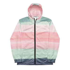 Chaquetas Cortavientos Unisex con Bolsillo Frontal, Estampado Completo por Sublimación, 100% Poliéster, Cierre Personalizado, Ropa de Exterior Resistente al Viento - Product Image 6