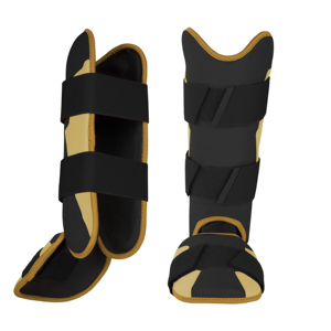 Protège-jambes de baseball en cuir PU avec fermeture auto-agrippante – Protection professionnelle pour l'entraînement sportif des adultes toutes saisons - Product Image 5