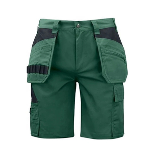 <b>Men's</b> Grey <b>Knee</b> <b>Length</b> Cargo <b>Shorts</b> Mid Waist Casual Style with Multiple Pockets 100% Cotton Canvas Breathable & Quick Dry - Product Image 2