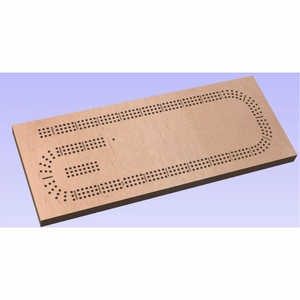 En gros, Ensemble de jeu de cribbage en bois personnalisé OEM, Jeu de société de voyage classique en bois avec boîte de rangement pour cartes et pions métalliques - Product Image 4