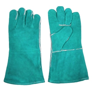 Guantes de Seguridad de Cuero Vacuno Reforzado, Resistentes al Calor, para Soldadura, Barbacoa, Uso Industrial, Equipo de Protección Personal para las Manos - Product Image 2