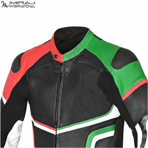 Latest Style Men Leather Jackets And Pants Motorbike <b>Sets</b> Factory Rate Customized Made Of Genuine Leather Motorbike Suits - Product Image 4