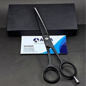 Ciseaux de coiffure professionnels en acier inoxydable finition mate, lames aiguisées, poignée ergonomique confortable pour salon et H - Product Image 4