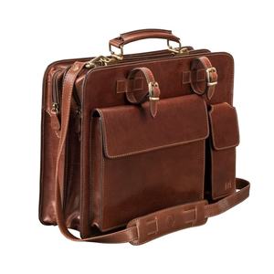 Maletín de Cuero Genuino Personalizable con Logotipo Personalizado, Organizador de Documentos Empresariales, Bolsa para Portátil, Proveedor Mayorista, Fabricante OEM - Product Image 2