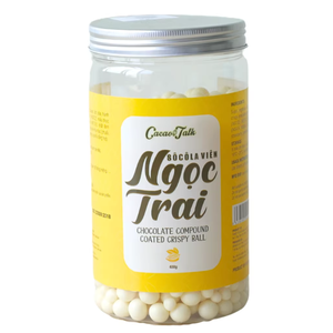 Meilleures ventes Exportation Vente en gros Fabrication OEM/ODM Chocolat composé HALAL Boules de chocolat blanc croustillantes pour la décoration de gâteaux Bon prix - Product Image 1