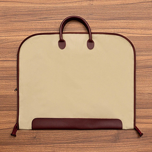 Sac à vêtements en polyester noir avec fermeture éclair et poignée pour le rangement à domicile 39,4 pouces 100 cm - Product Image 4