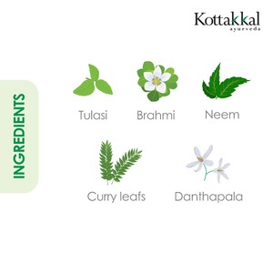 Shampoo antipelliculaire ayurvédique Kottakkal, soin du cuir chevelu à base de plantes, traitement capillaire - Product Image 4