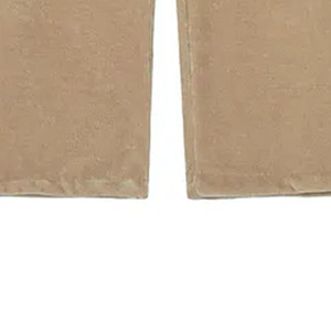 Pantalon décontracté léger pour homme en sergé kaki, coupe large, lin/coton, taille élastique, braguette zippée, idéal pour le printemps - Product Image 4