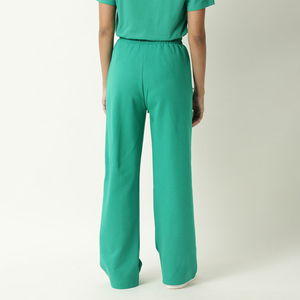 Pantalon cargo évasé en toile à taille élastique pour femme, faible MOQ, style décontracté sportif d'été, nouvelle mode streetwear 2026 - Product Image 2