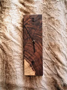 Natural Wooden <b>Wall</b> <b>Clock</b> Affordable Best Quality Elegant Home Decor <b>Clock</b> for Living Room <b>Bedroom</b> Office - Product Image 3