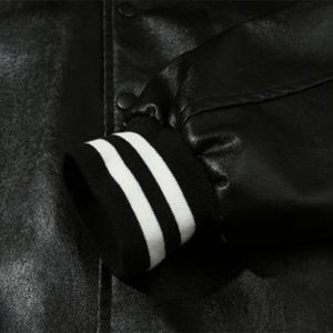 Chaqueta de Cuero Estilo Vintage para Hombre, Chaqueta de Motociclista Ajustada, Moda Urbana, Proveedor Mayorista - Product Image 3