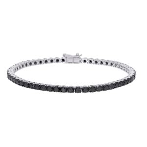 Pulsera de tenis de oro de 14 quilates elegante todos los días con diamantes brillantes de 5,8 quilates Pulseras y brazaletes de diamantes deslumbrantes - Product Image 1