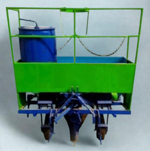 Planteuse de canne à sucre Sabin avec moteur à engrenages 50 CV et plus, usage agricole multifonctionnel, 600 kg, vert et bleu - Product Image 2