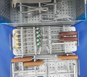 Kit de Sistema de Mini Fragmentos Ortopédicos Veterinarios, Instrumentos Quirúrgicos de Fijación Ósea Reutilizables de Acero Inoxidable - Product Image 5