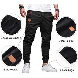 2025 hommes décontracté velours côtelé Joggers pantalon XL taille 100% coton Anti-rides couleur lavage droit motif côté rayure pli - Product Image 3