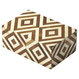 Resin inlay storage box MDF decorative jewelry box Competitive price storage Trending resin jewelry box for Bedroom Use - Product Image 3