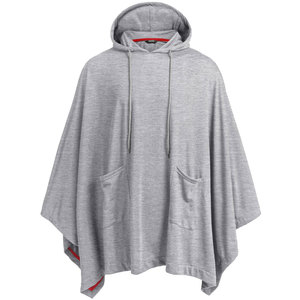 <b>Men</b> Hooded Cape <b>Cloak</b> 300 GSM Fabric Martial Streetwear Custom Design Low MOQ Worldwide Shipping Factory Direct Pricing - Product Image 3