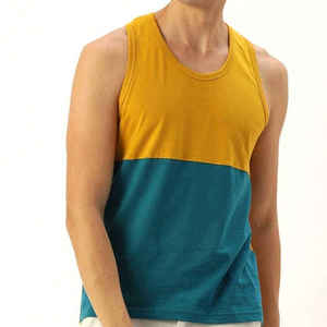 Mens Fitness <b>Stringer</b> Tank Top Breathable Polyester Cotton Blend Sleeveless Gym Workout Muscle Shirt Running Sports <b>Vest</b> Custom - Product Image 2