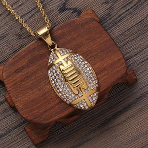 Collar con Colgante SN256 Hecho de Acero Inoxidable, Joyería Hip Hop - Product Image 2