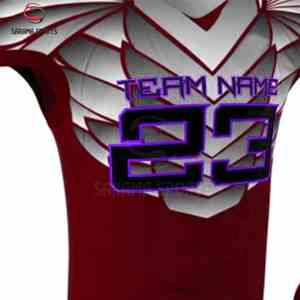 ชุดยูนิฟอร์มอเมริกันฟุตบอลคุณภาพดีที่สุด ออกแบบเองได้ พิมพ์ลายแบบซับลิเมชั่น แห้งเร็ว ระบายอากาศได้ดี - Product Image 3