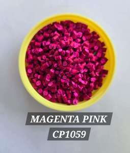 Masterbatch de couleur rose de haute qualité pour le moulage par injection de plastiques PP, PE, HDPE, LDPE, LLDPE, le soufflage et l'extrusion de films soufflés - Product Image 2