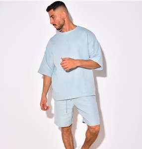 Oversized T-shirt and shorts <b>set</b> - Product Image 3