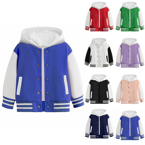 Chaqueta Deportiva de Béisbol Unisex para Niños, 100% Algodón, con Capucha, Uniforme Escolar para Niños y Niñas - Product Image 2