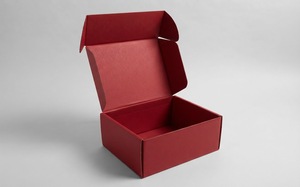 Cajas de Correo Negras Mate al por Mayor, Cajas de Embalaje de Lujo Personalizadas, Cajas de Envío Plegables de Cartón Corrugado con Logotipo en Lámina Plateada - Product Image 4