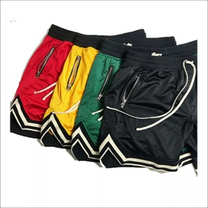 Pantalones cortos de baloncesto de poliéster 100% personalizados para hombre, pantalones cortos de baloncesto Laker con cordón de cintura ajustable, diseño impreso - Product Image 1