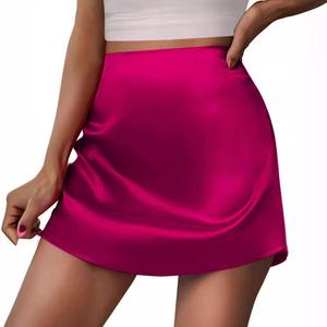 Cowhide Genuine Leather Skirt For Women New Custom Fashion Womens Skirts <b>Mini</b> Zipper Design Vintage High Waist Genuine Leather - Product Image 4