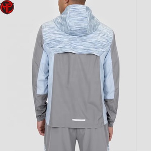 <b>Men's</b> 3 Tone Lightweight Windproof <b>Jacket</b> Quick Dry Hooded Sports Outerwear for Running Training <b>Jacket</b> Outdoor Wear - Product Image 5