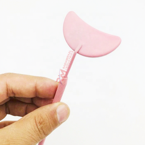 Miroir rose poudré pour extensions de cils, outil d'inspection des cils couleur personnalisée, en acier inoxydable, miroir simple face - Product Image 3