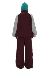 Men's Velvet Tracksuit Sweat Suit 2-Piece Set Drawstring Waterproof Windproof <b>Lightweight</b> Sporty Jogging Sweatshirt Jacket Pants - Product Image 4