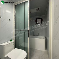 Maison conteneur extensible en acier de 20 pieds, option légère et respirante pour bureau, hôtel, villa