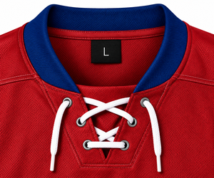 Jersey de Hockey sobre Hielo Rojo Personalizado, Uniforme de Equipo Masculino, Ropa Deportiva de Hockey con Impresión por Sublimación - Product Image 4