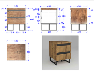Modern Bedside <b>Table</b> Nightstand with Drawer Storage for Bedroom Durable Stylish Compact Furniture Side <b>Table</b> Premium Quality - Product Image 2