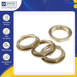 Premium Quality Wholesale Price Durable 3/4 Inch <b>Lock</b> Nut Gasket Pipe Fitting NPT Female Brass Flange Hex <b>Lock</b> Nut for Sale - Product Image 2