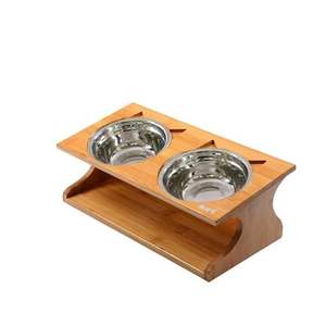 Comedero Minimalista de Madera para Perros con Diseño Minimalista y Elegante, Producto Promocional para Mascotas - Product Image 1