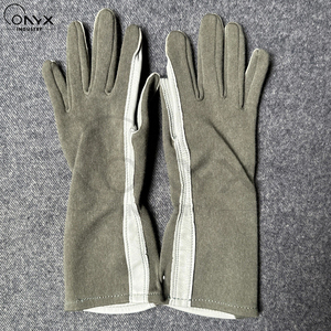Gants de vol tactiques Nomex résistants au feu, ignifuges, en cuir de mouton, haute performance, gants de protection pour l'aviation - Product Image 5