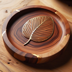 Artisan Crafted Square &amp; Circular Acacia Wood Coasters Elegant Coffee Tabletop Protection Evoking the Charm of <strong>Chopping</strong> <strong>Blocks</strong>