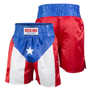 Pantalones Cortos de Boxeo para Hombre de Alta Demanda, Diseño Americano con Estampado, Cintura Elástica Alta, Pantalones Cortos de Boxeo para Adultos - Product Image 1
