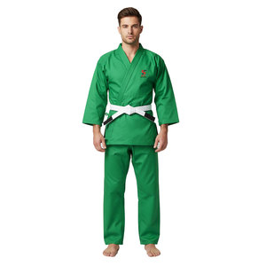 Uniforme de Artes Marciales de Alto Rendimiento Solid Trader, Prenda de Algodón Suave para Entrenamiento Intenso, Ropa Exterior para Judo y Karate - Product Image 1