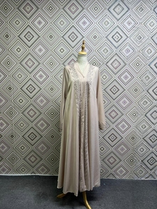 Best Quality Hand Embroidered Beaded Vintage Premium Nida Abaya Loose Anti-Pilling Meera Fashion Designers Ramadan - Product Image 3