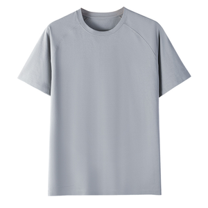T-shirt col rond de haute qualité pour homme 100 % coton jersey, impression numérique, respirant, séchage rapide, décontracté, été 2026 - Product Image 4