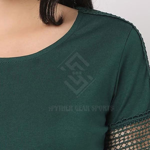Camiseta Casual Moderna para Mujer, Servicio de Logotipo Personalizado, Camiseta para Uso Diario - Product Image 5