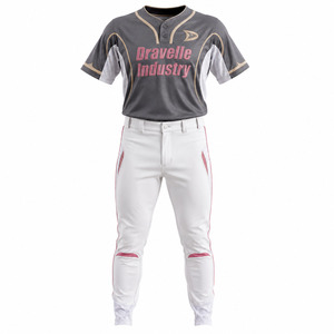 OEM Custom Sublimated Men's Performance Softball Uniform 2-Ply Reinforced Knee Jersey Pants Pro Slide Protection Kit - Product Image 2