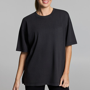 Camiseta Básica Informal Holgada de Primera Calidad del Fabricante, Cuello Redondo, Manga Corta, Camiseta Personalizada, Camisetas para Mujer - Product Image 1