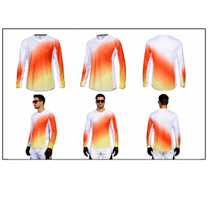 เสื้อเจอร์ซีย์มอเตอร์ครอสออกแบบดีที่สุด คุณภาพสูง แห้งเร็ว ไซส์ใหญ่ แขนสั้น สำหรับแข่งรถ พร้อมบริการดรอปชิปปิ้ง - Product Image 6